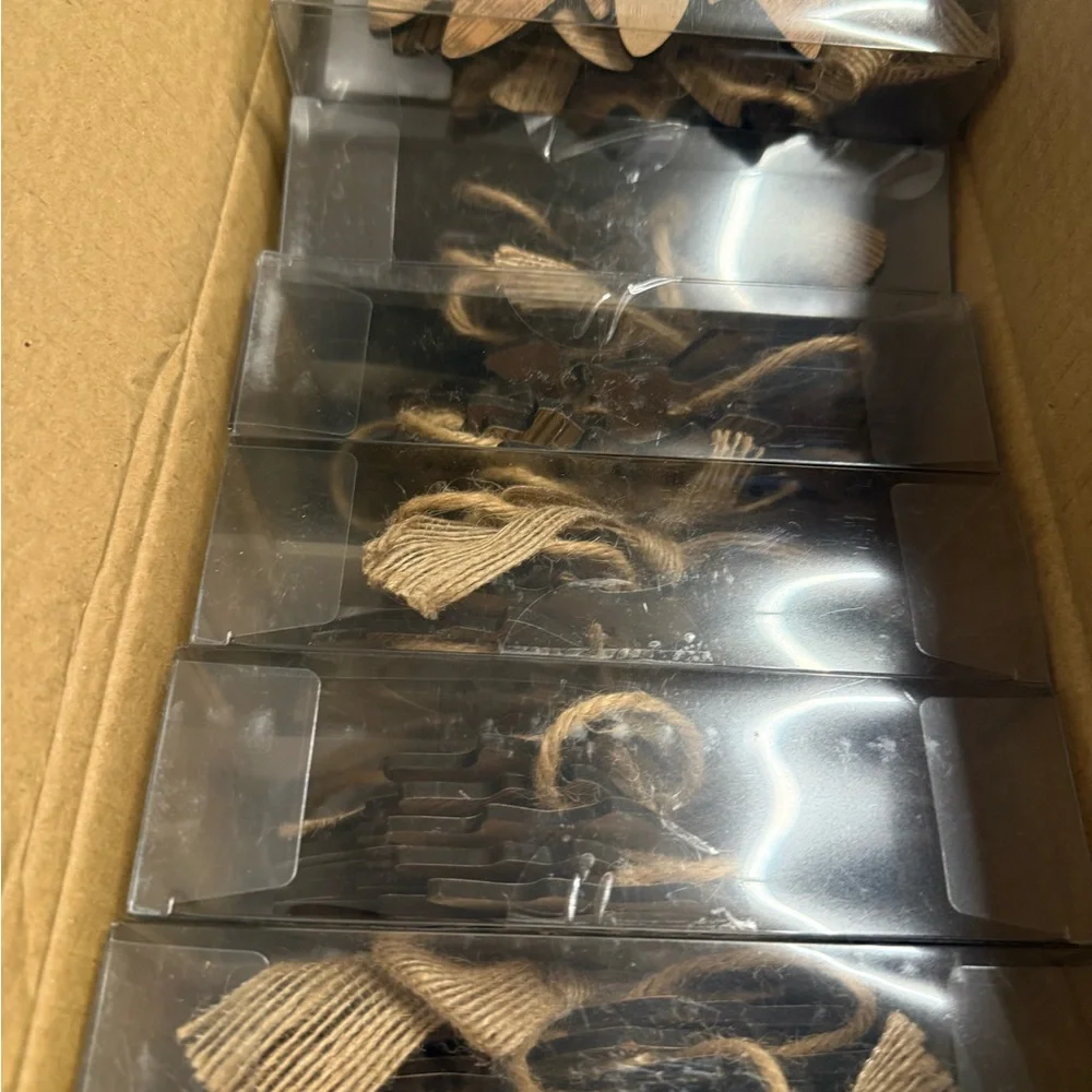 (NWT) Wooden Garland 43” (set of 2)